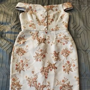 Gal Meets Glam, Ethel off the shoulder Sheath